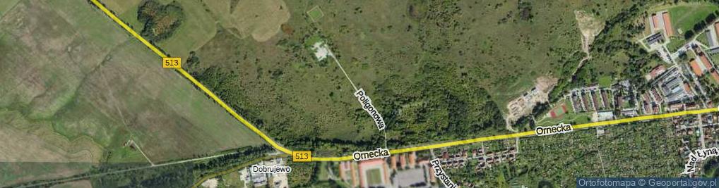 Zdjęcie satelitarne Poligonowa ul.